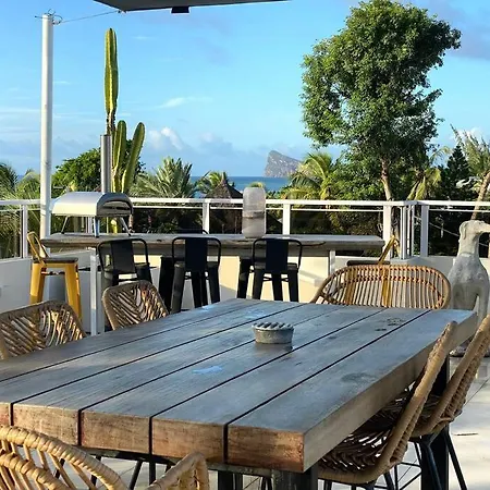 Penthouse Vue Mer Avec Rooftop Grand Baie Exterior foto