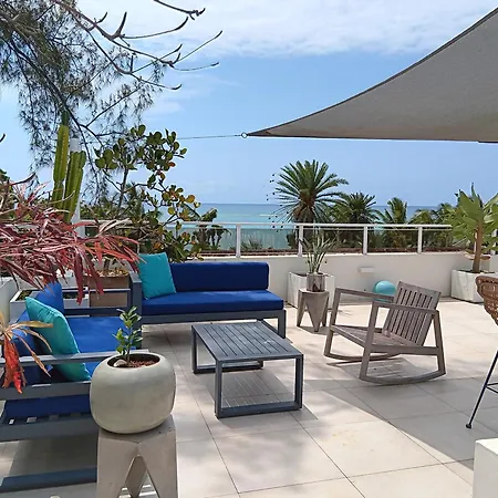 Penthouse Vue Mer Avec Rooftop Grand Baie Exterior foto